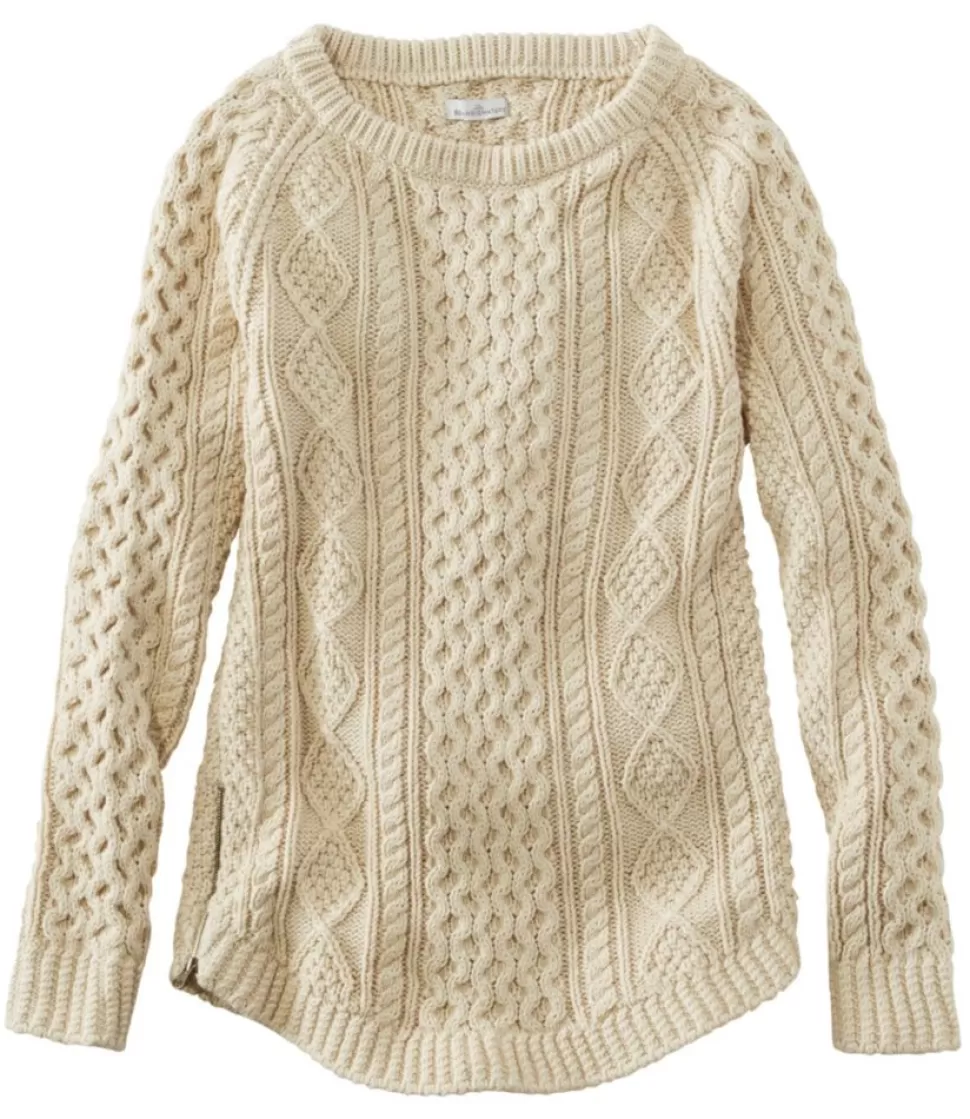 Best Sale "Women's Signature Cotton Fisherman Tunic Sweater" Women Sweaters