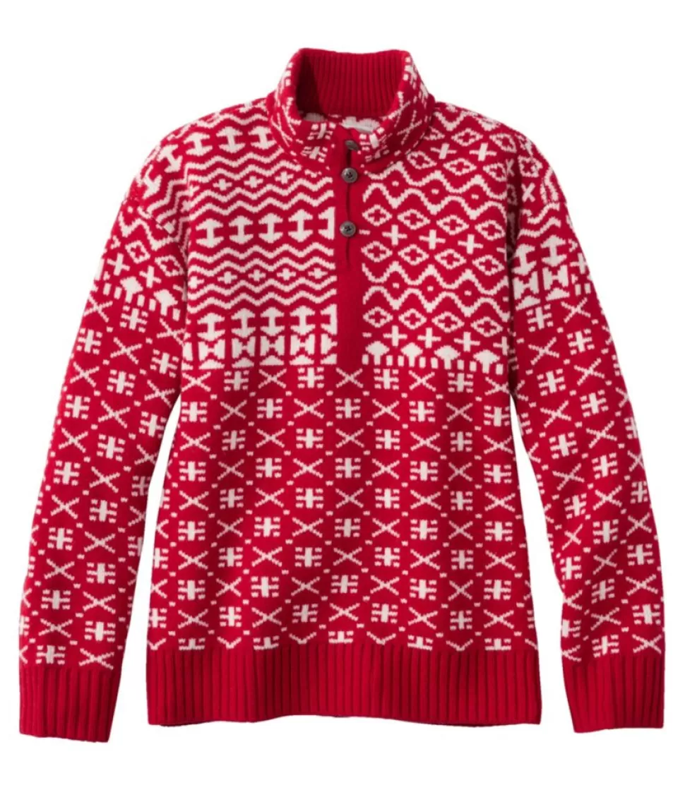 Hot "Women's Signature Kingfield Merino Wool Sweater, Fair Isle" Women Sweaters