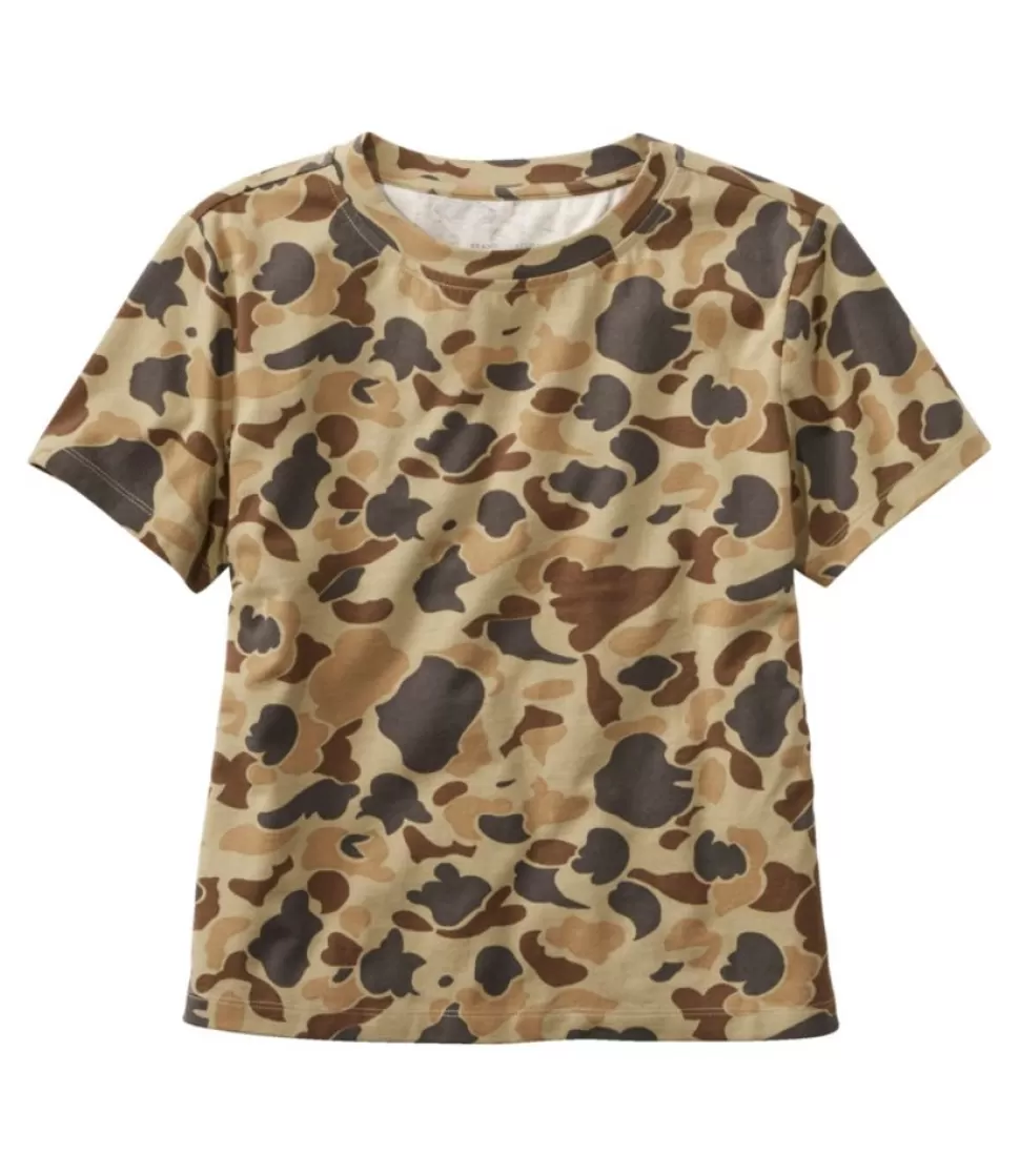 Flash Sale "Women's Signature Rangeley Cotton Tee, Boxy" Women Shirts & Tops