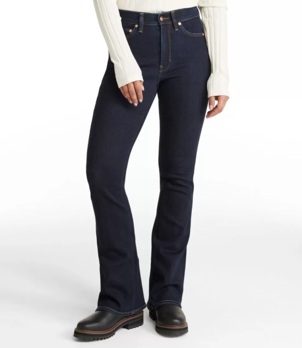 Outlet "Women's Signature Stretch Jeans, High-Rise Flare" Women Jeans