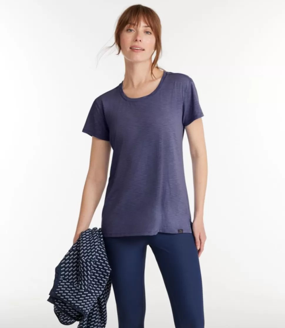 Hot "Women's Streamside Tee, Short-Sleeve Open Crewneck" Women Shirts & Tops | Activewear
