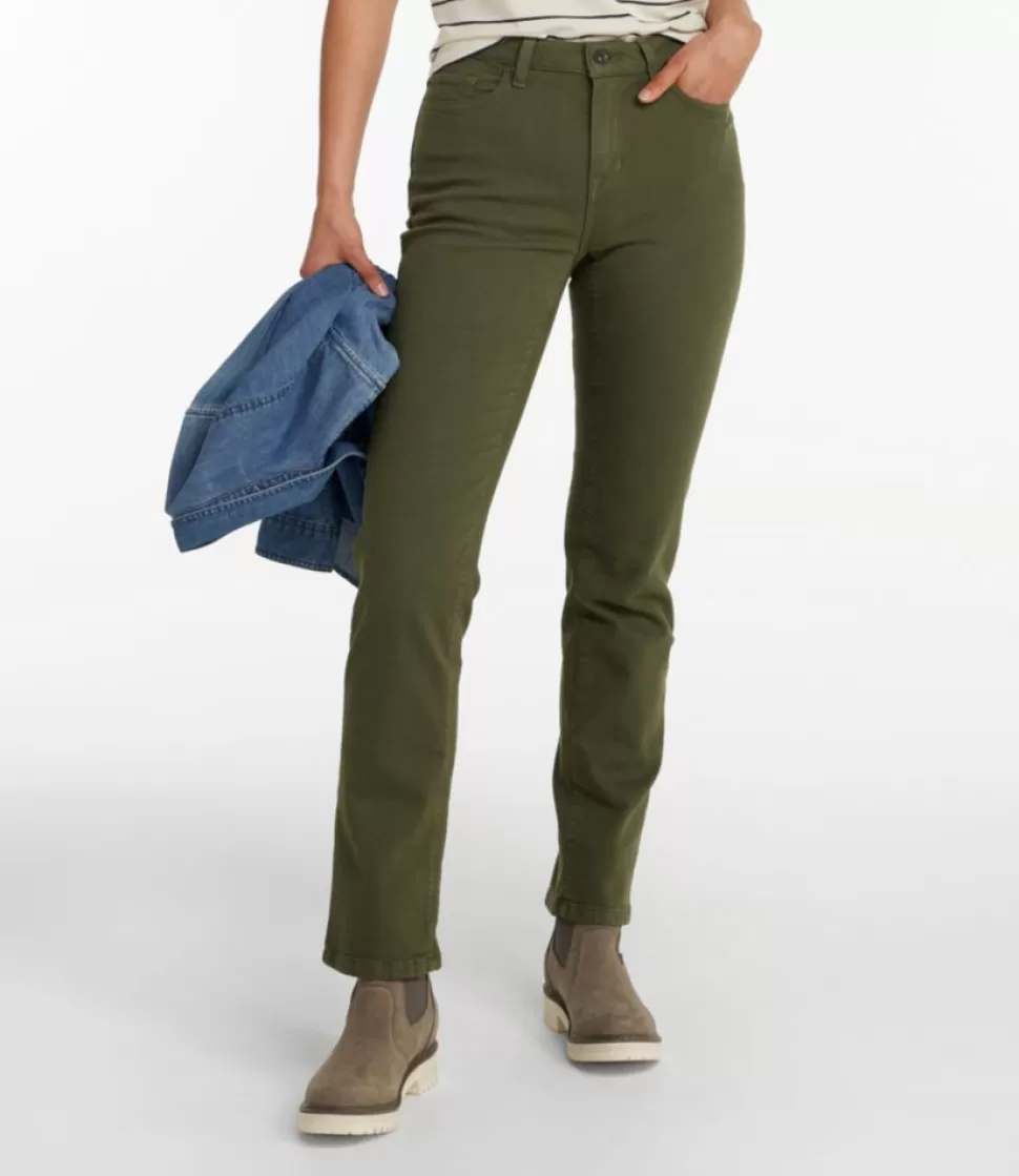 Fashion "Women's True Shape Jeans, High-Rise Straight-Leg Colors" Women Jeans
