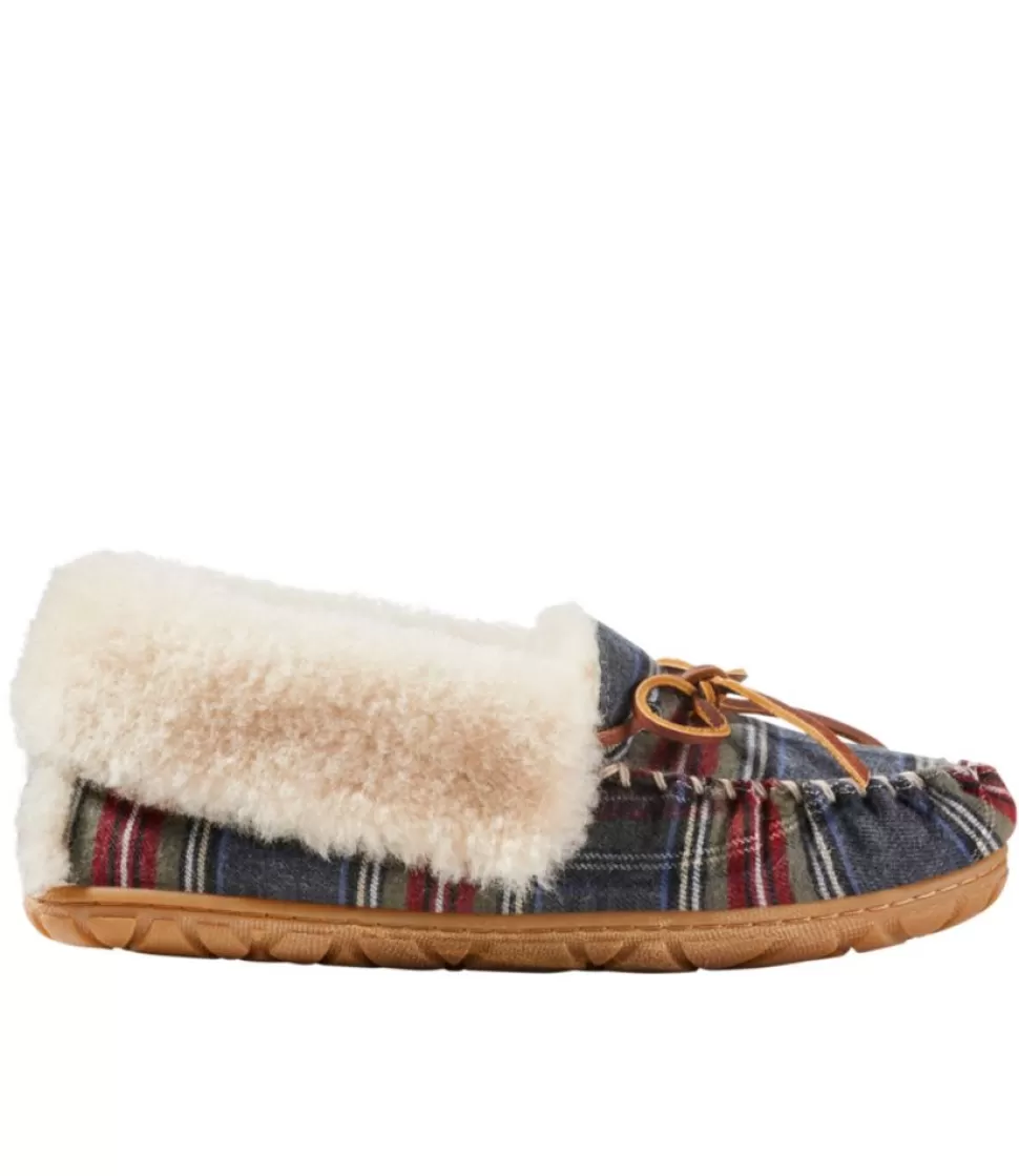 New "Women's Wicked Good Moccasins, Plaid" Women Slippers