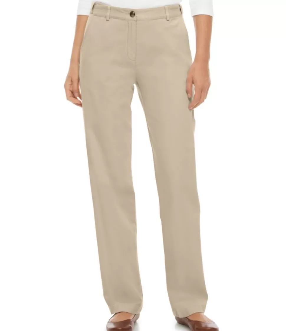 Store "Women's Wrinkle-Free Bayside Pants, High-Rise Hidden Comfort Waist Straight-Leg" Women Pants