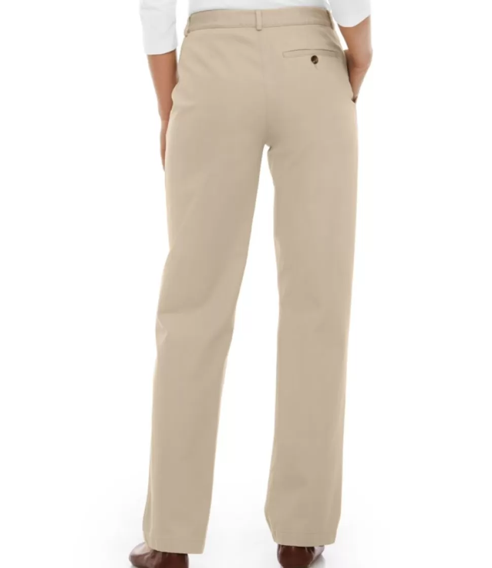 Store "Women's Wrinkle-Free Bayside Pants, High-Rise Hidden Comfort Waist Straight-Leg" Women Pants