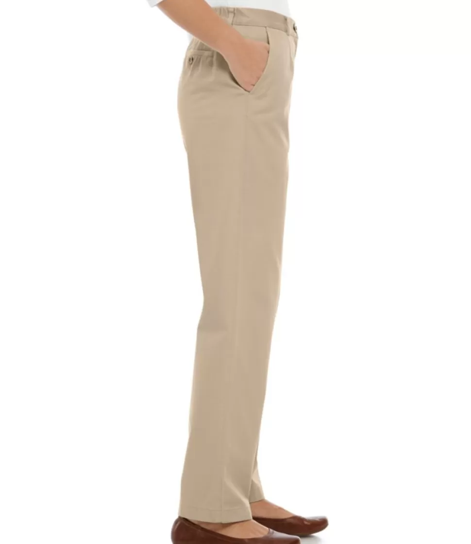 Sale "Women's Wrinkle-Free Bayside Pants, Ultra High-Rise Comfort Waist Tapered-Leg" Women Pants
